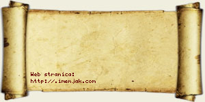 Isidora Diklić vizit kartica